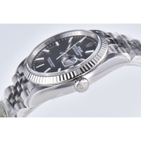 Datejust 126234 36mm Jub SS/SS Black/Stk Clean VR3235