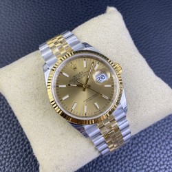 Datejust 126233 36mm Jub YG/SS Gold/Stk VSF VS3235