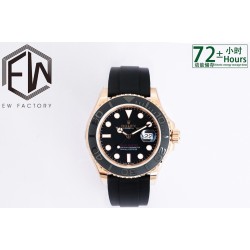 YachtMaster 126655 40mm RG/RU Blk EWF A3235