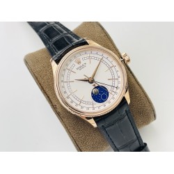 Rolex - Cellini 50535 Moonphase RG/LE Wht VRF Asia 3195 Mod