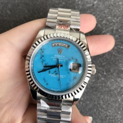 DayDate 36mm SS/SS Flt Pres Turquoise Dial RAF A2836