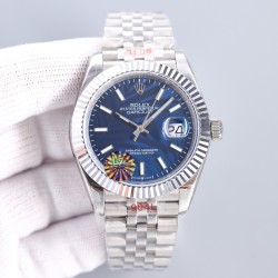 Datejust 126333 41mm Jub SS/SS Blue Textured/Stk LZ SH3235