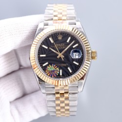 Datejust 126333 41mm Jub YG/SS Black Textured/Stk LZ SH3235