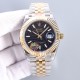 Datejust 126333 41mm Jub RG/SS Silver Textured/Stk LZ SH3235