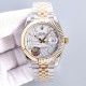 Datejust 126333 41mm Jub RG/SS Silver Textured/Stk LZ SH3235