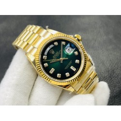 DayDate 228238 40mm YG/YG Green Dial VRF SH3255(Tungsten Heavy Version)