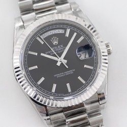 DayDate 228236 40mm SS/SS Black Dial TWS A2836