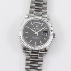 DayDate 228236 40mm SS/SS Grey Dial TWS A2836
