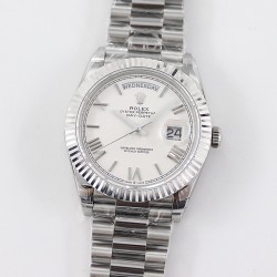 DayDate 228236 40mm SS/SS White Dial Rmn TWS A2836