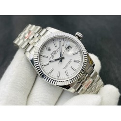 Datejust 126334 41mm Jub Flt 904L SS/SS White/Stk VRF VS3235